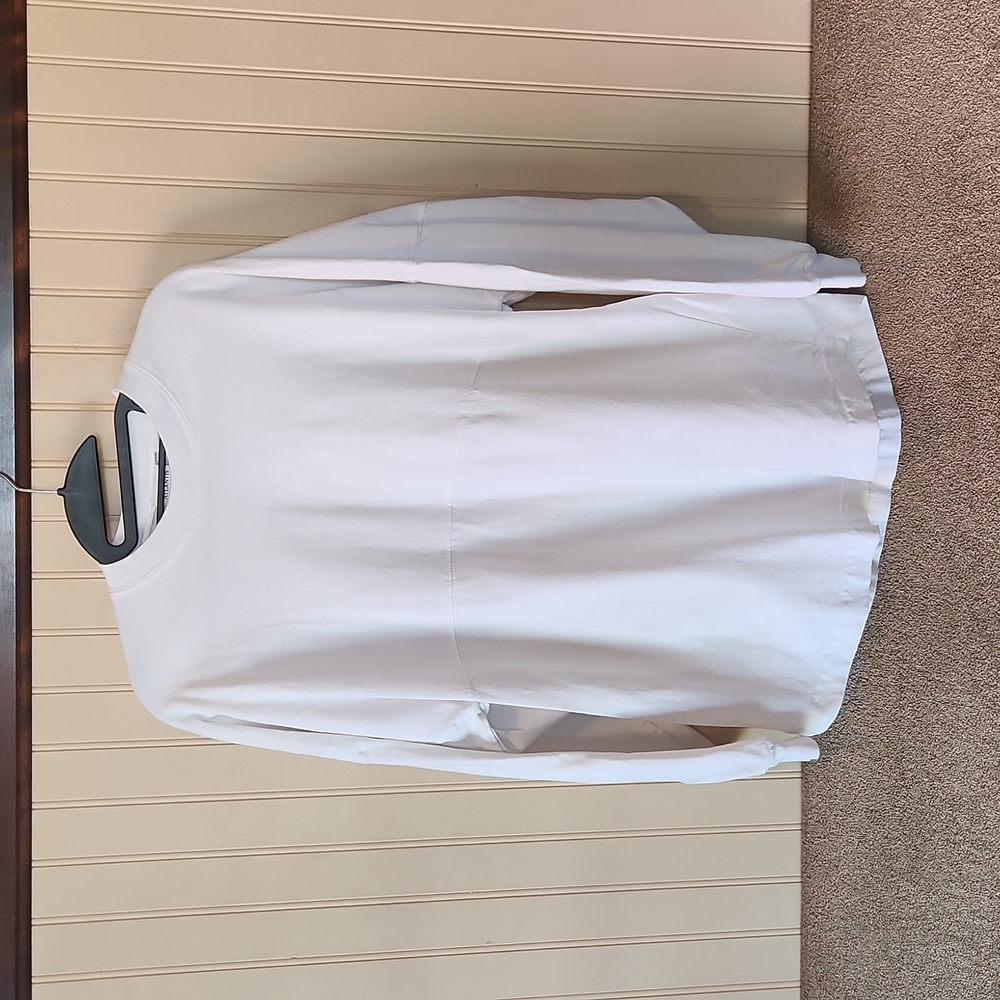 EUC Atlantis Paradise Island mens shirt size XS blue white long sleeves